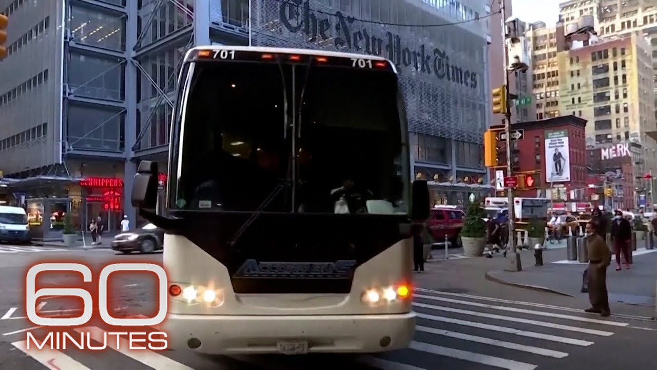 Buses from the Border: New York strained by migrants caught in a broken system | 60 Minutes